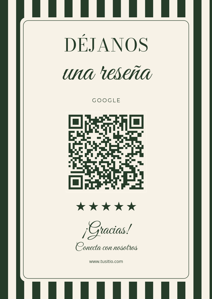 Reseñas — Rayas verdes A6 — A6