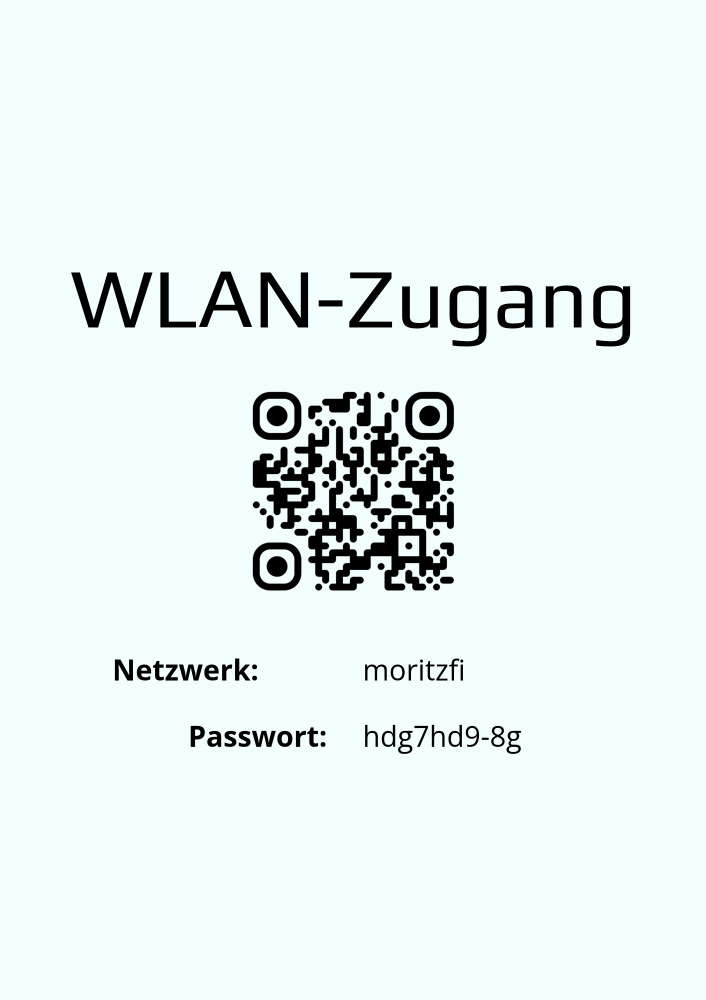 WLAN-Schilder