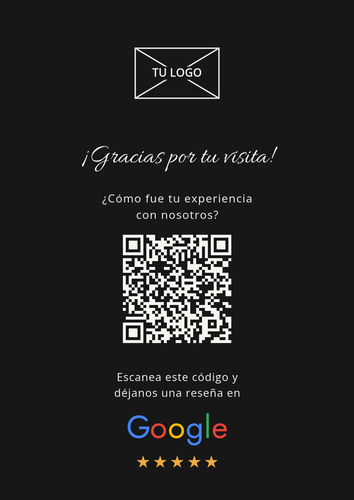 Reseñas — Negro con logotipo A6 — A6